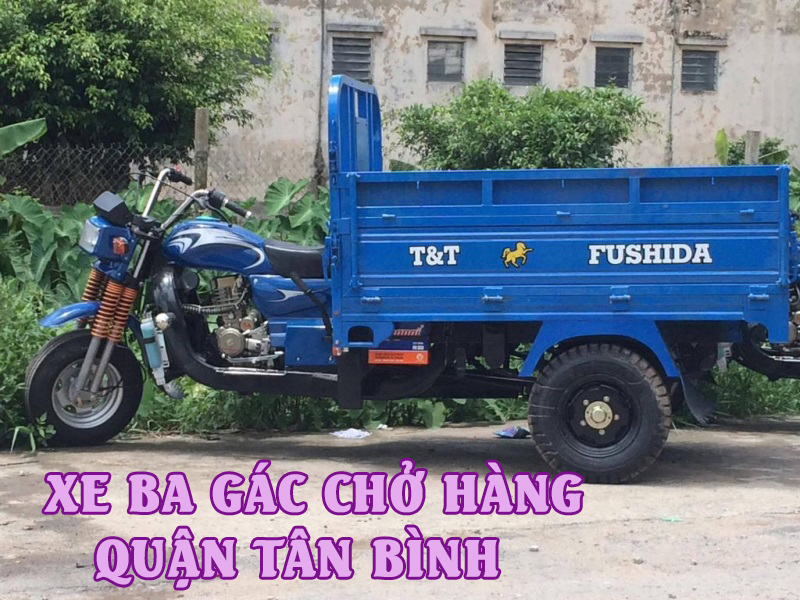 xe ba gác chở hàng quận tân bình